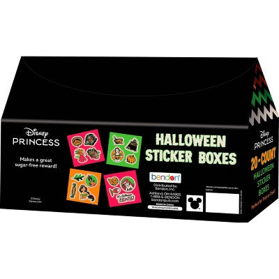 Bendon Lic 20ct Disney Princess Sticker Box