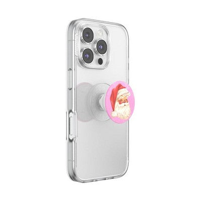 PopSockets PopGrip Cell Phone Grip and Stand - Santa Pink