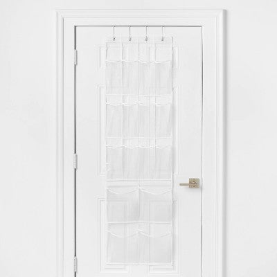 Hanging Closet Over the Door Clear - Brightroom