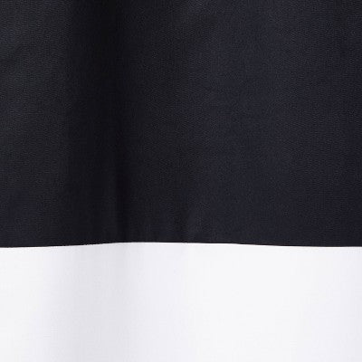 63" Blackout Border Striped Kids' Panel Black/White - Pillowfort