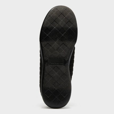dluxe by dearfoams Men's Julien Plush Clog Slippers - Black L