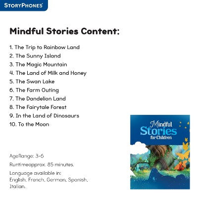 StoryPhones Mindful Stories Disk Featuring Relaxation and Stress Anger Management