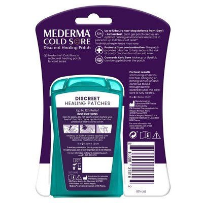 Mederma Cold Sore Discreet Healing Patch - 15ct