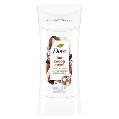 Dove Beauty Advanced Care Limited Edition Holiday Treat Antiperspirant and Deodorant - Hot Cocoa Swirl - 2.6oz