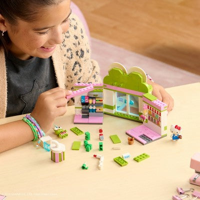 Hello Kitty and Friends Keroppi Mart Building Set with Hello Kitty and Keroppi Minifigures