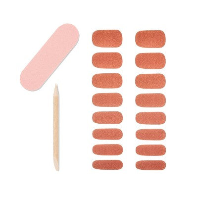 Ardell Fake Nails Strips - Copper Crush - 16ct
