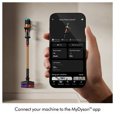 Dyson Piston Animal Cordless Stick Vacuum 9.8" Cleaning Path Pet Hair Pick-Up Nickle/Copper (LOCAL PICKUP ONLY)
