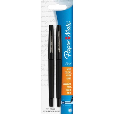 Paper Mate Flair Pen Point Guard Tip 2/PK Black 8432452PP