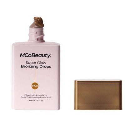 MCoBeauty Super Glow Bronzing Drops - 1.01 fl oz: Vegan, Illuminating, Cream Bronzer for Skin Tone Improvement