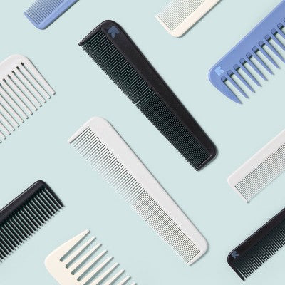 Dressing Styling Combs - 2pc - Black and Gray - up&up