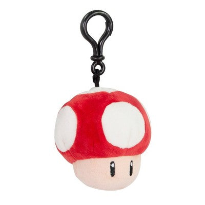 Club Mocchi Mocchi Super Mario Mushroom Plush Clip-On