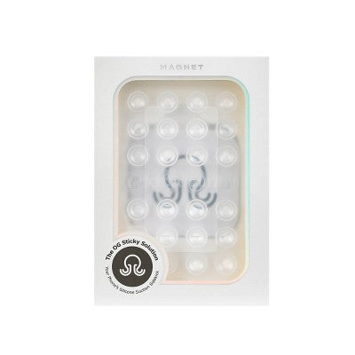 Octobuddy Silicone Suction Cup Phone Case Mount Magnet - Transparent