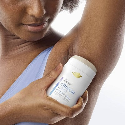 Dove Beauty Clinical 96-Hour Protection Antiperspirant & Deodorant Stick - Original Clean - 2.6oz: Vegan, Solid Form, Suitable for Sensitive Skin