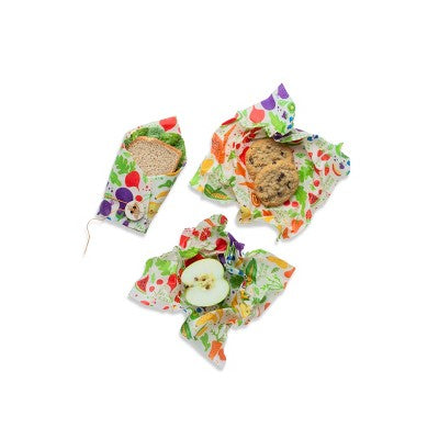 Bee's Wrap Standard Beeswax Compostable Lunch Wraps - 3ct