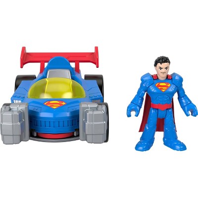 Imaginext DC Super Friends Deluxe Supermobile Action Figure Playset - 4pk