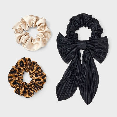 Hair Twister Set 3 pk - A New Day Leopard/Champagne/Black