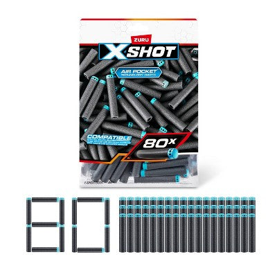 XSHOT Dart Refill Toy Blaster - 80pk
