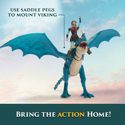 How to Train Your Dragon Astrid & Stormfly Figures