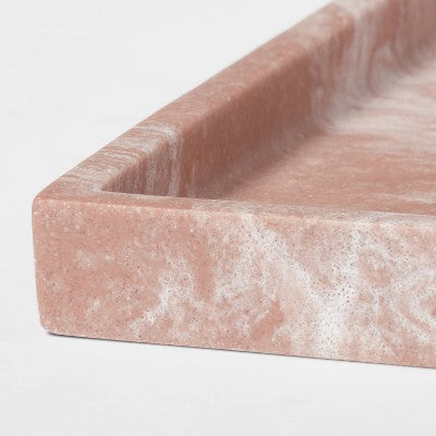 Pink Quartz Resin Tray - Threshold