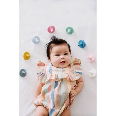 Itzy Ritzy Sweetie Silicone - Soother Pacifier - Pink Bows - 2pk