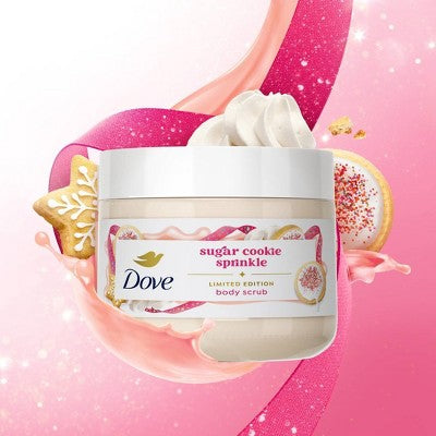 Dove Beauty Limited Edition Holiday Treat Body Scrub - Sugar Cookie Sprinkle - 15oz