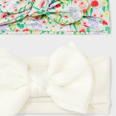 Baby Girls' 2pk Soft Headbands - Cat & Jack