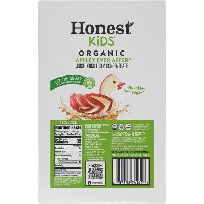 Honest Kids Organic Apple Juice Drink - 20pk/6 fl oz Boxes