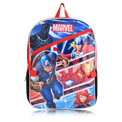 Marvel Kids' 5pc 16" Backpack Set with Lunch Bag