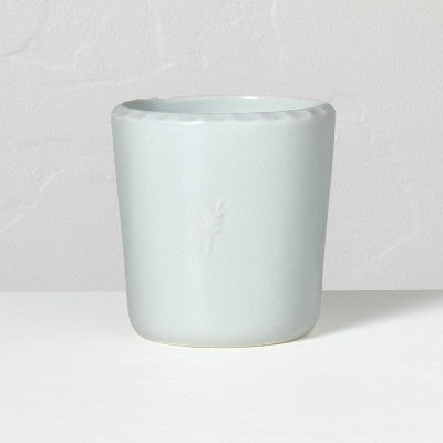 Ceramic Lavender and Birch Jar Candle Blue 6oz - Hearth & Hand with Magnolia