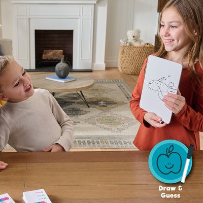 Chuckle & Roar 6-in-1 Family Game House - Classic Games Collection for Family Game Night