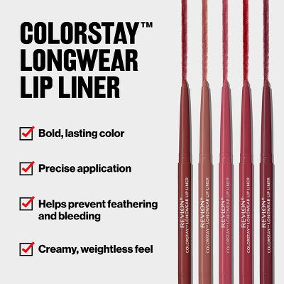 Revlon ColorStay Lip Liner with Built in Sharpener - Nude - 0.01oz