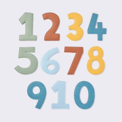 Milestone Felt Numbers - Multi Color - Cloud Island