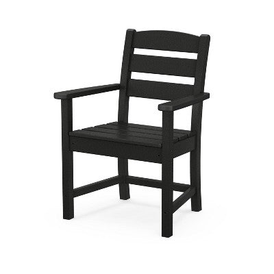Lakeside 7pc Farmhouse Dining Set Black - POLYWOOD: Weather-Resistant Outdoor Furniture, Stainless Steel Hardware (LOCAL PICKUP ONLY)