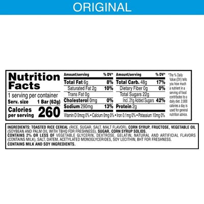 Rice Krispies Treats Holiday Mega Snack Bar - 2.2oz