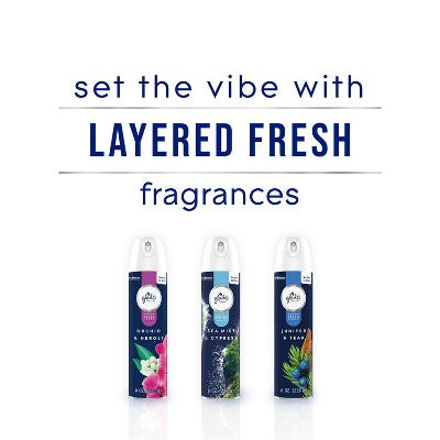 Glade Fresh Aerosol Room Air Freshener - Juniper & Teak - 8oz