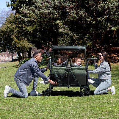 Jeep Aries Stroller Wagon by Delta Children - Black/Green (LOCAL PICKUP ONLY)