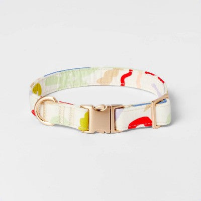 Modern Floral Dog Fashion Adjustable Collar - S - Boots & Barkley