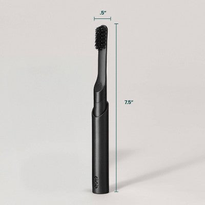 quip Sonic Electric Metal Toothbrush and Travel Case - Black