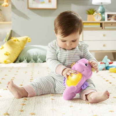 Fisher-Price Soothe N' Glow Crib Toy - Seahorse Pink