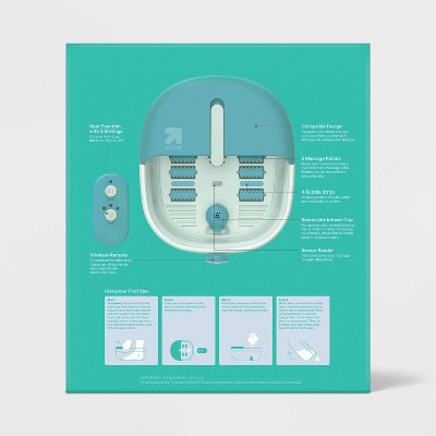 Collapsing Foot Spa Bath With Heat - up&up