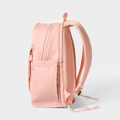 17.5" Lifestyle Backpack - All In Motion?Blush: Water-Resistant Laptop Bag