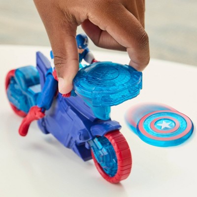 Marvel Avengers Epic World of Action Captain America Shield-Shot Cycle Figure