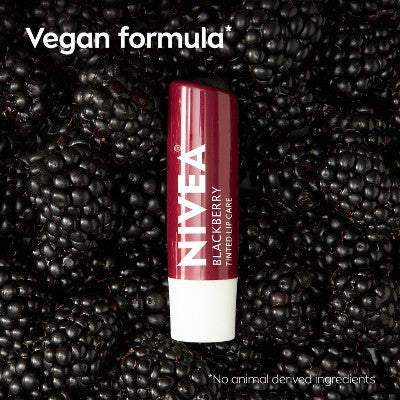 NIVEA Lip Blackberry Tinted Lip Balm - 0.34oz/2pk
