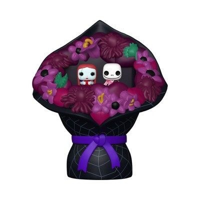 FUNKO Bitty Pop! Bouquet Disney Tim Burton's The Nightmare Before Christmas Sally and Jack Skellington 3pc Vinyl Figures