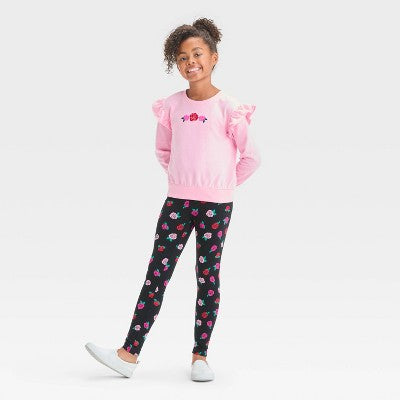 Girls' French Terry Pullover Sweatshirt Cat & Jack Pink M