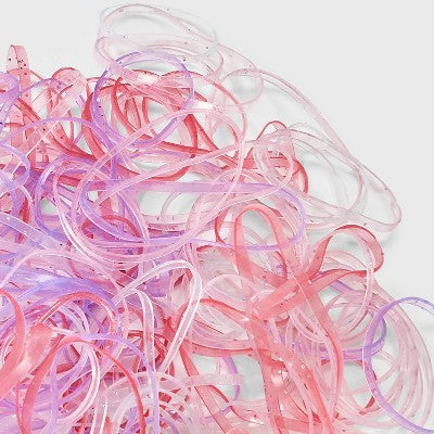 Kids' Medium Glitter Polybands - 500pc - Cat & Jack