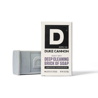 Duke Cannon Supply Co. Heavy Grit Deep Cleaning Brick of Soap for Men - 6oz