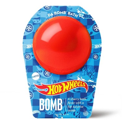 Da Bomb Bath Fizzers Hot Wheels Red Bath Bomb - 6.5oz: Paraben-Free, Sodium Lauryl Sulfate-Free, Normal Skin