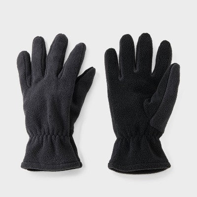 Men's Fleece Pull-On Gloves - All In Motion Black S/M