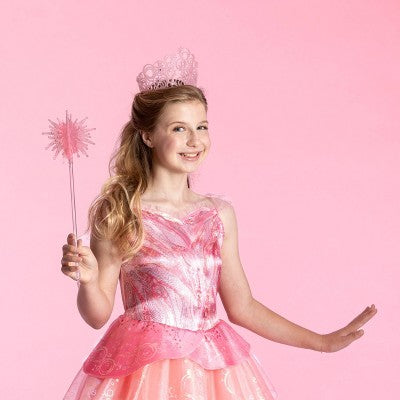 NBCUniversal Kids' Wicked Glinda Upland Witch Crown Halloween Costume Accessory